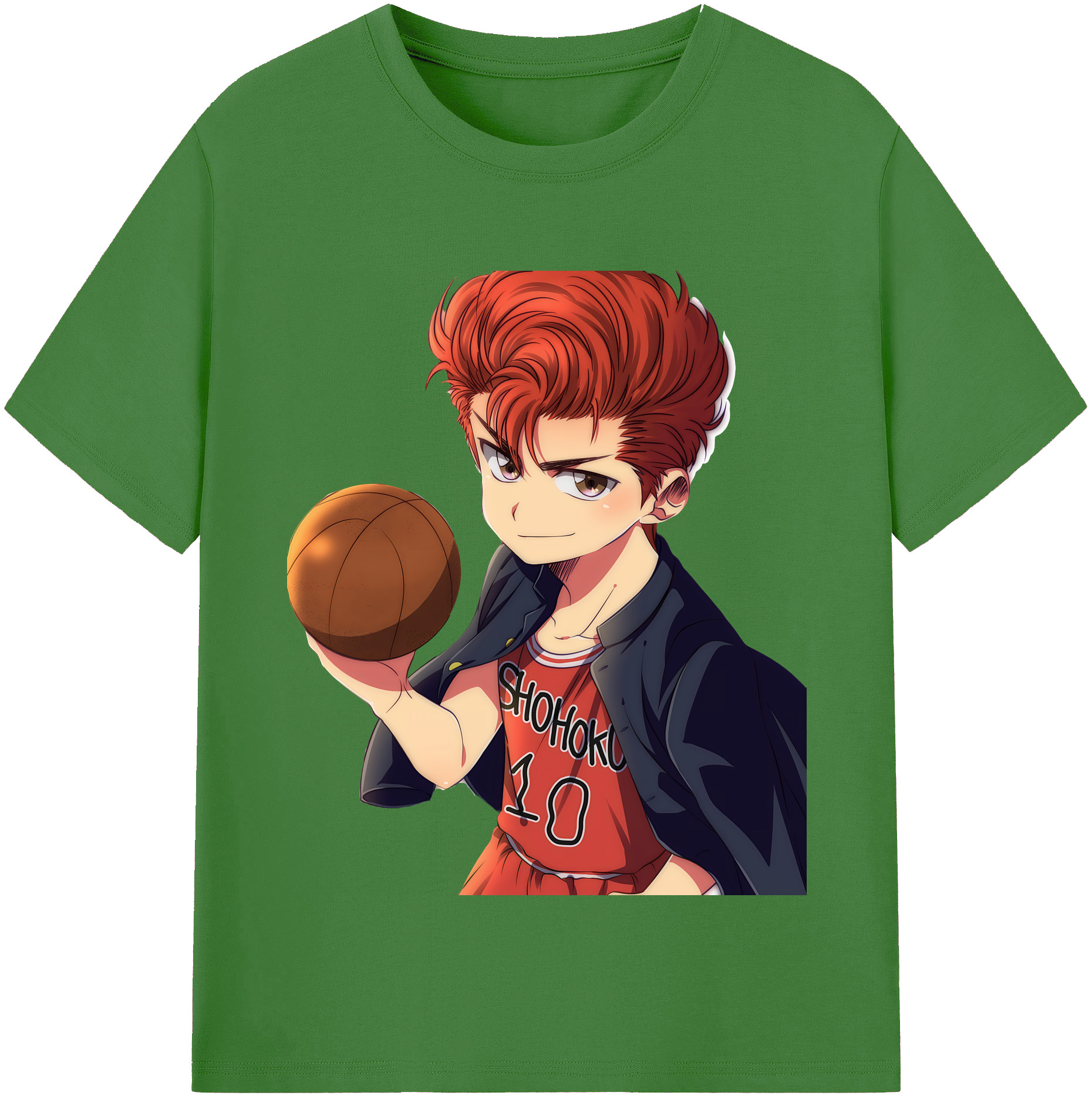 （画像用） SLAM DUNK／スラムダンク レディースカジュアルプリントTシャツ（綿100％）